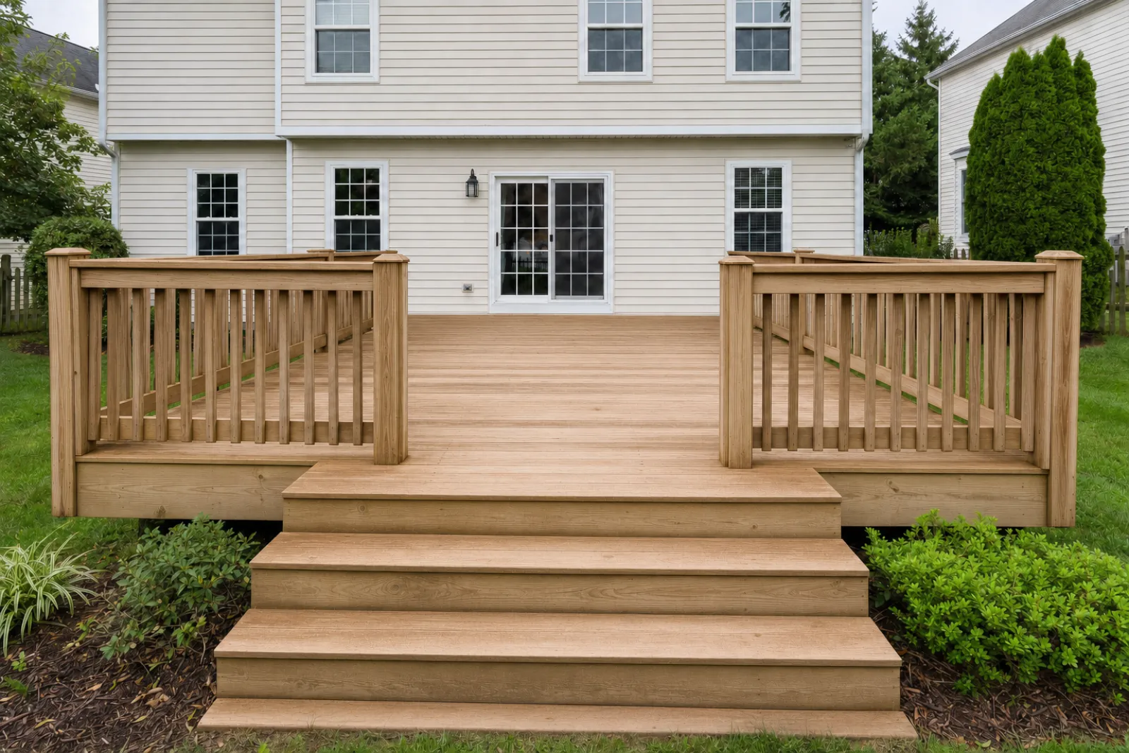 Deck Restoration after cleaning