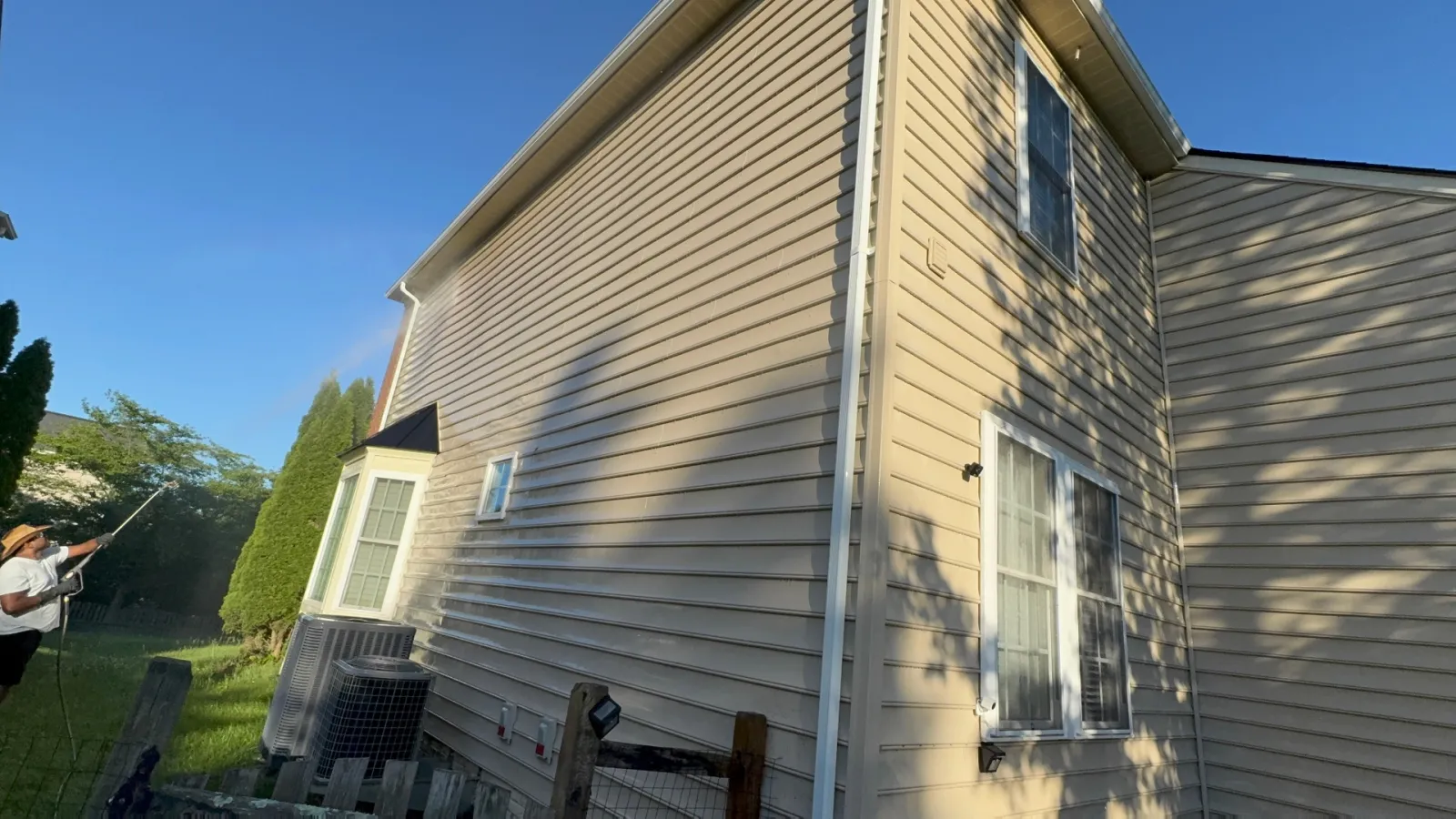 House Siding after cleaning