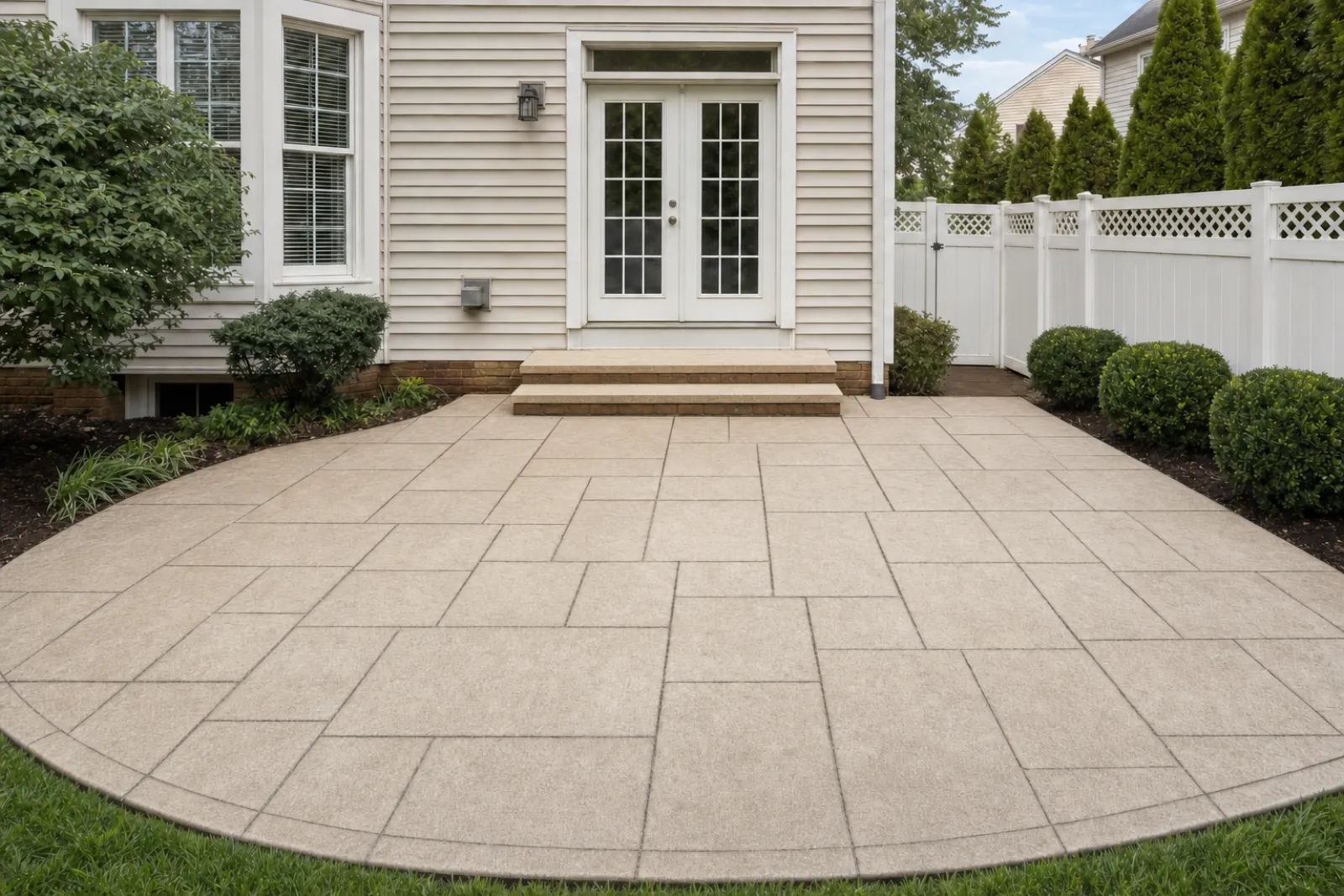 Patio Cleaning after cleaning